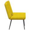vidaXL Sill&oacute;n de relax terciopelo amarillo 64x74x84 cm