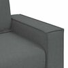 vidaXL Sof&aacute; 3 pcs Gris oscuro 220 x 80 x 84 cm Tejido mezcla de lino