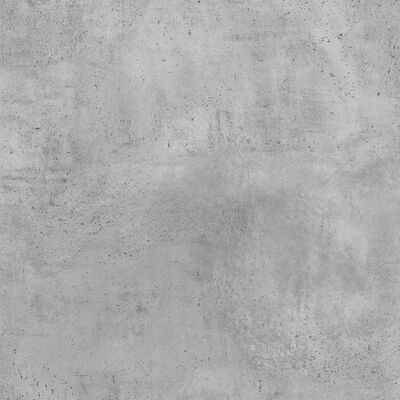 vidaXL Mueble zapatero de contrachapada gris hormigón 80x35,5x180 cm