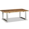 vidaXL Mesa de centro madera maciza reciclada 100x60x38 cm