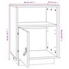 vidaXL Mesita de noche madera maciza de pino 40x34x55 cm
