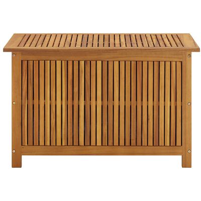 vidaXL Caja de almacenaje de jardín madera maciza acacia 90x50x58 cm