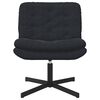 vidaXL Sill&oacute;n Relax giratorio Negro 63 x 75 x 76 cm Terciopelo