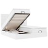 vidaXL Estructura cama otomana colchones blanco puro 200x200cm
