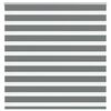 vidaXL Estor cebra gris oscuro tejido ancho 145,9 cm poli&eacute;ster