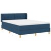 vidaXL Cama tipo Box Spring con colch&oacute;n Azul 200 x 160 cm tela