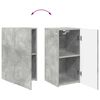 vidaXL Conjunto de mueble de TV 8 pcs Gris Concreto