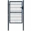 vidaXL Puerta de valla 2D (individual) Gris antracita 100x120 cm