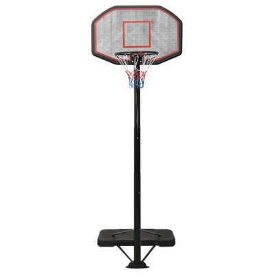 vidaXL Canasta de baloncesto polietileno negro 258-363 cm