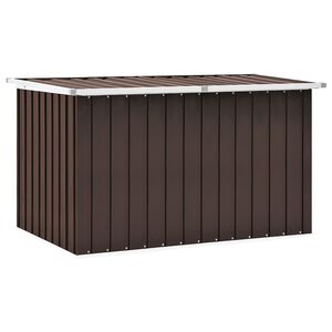 vidaXL Caja de almacenaje para jard&iacute;n marr&oacute;n 149x99x93 cm