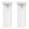 vidaXL Soporte de plantas 2 pcs Brillante 29,5 x 29,5 x 60 cm