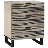 vidaXL Mesa de noche Blanco 50 x 33 x 62 cm Madera de ingenier&iacute;a