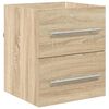 vidaXL Mueble de lavabo Roble Sonoma 38,5 x 41 x 48 cm
