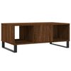 vidaXL Mesa de centro madera contrachapada marr&oacute;n roble 90x50x36,5 cm