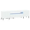 vidaXL Mueble de TV LED Blanco Madera de ingenier&iacute;a