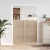 vidaXL Puerta de Armario con puerta 2 pcs Natural 110 x 2,1 x 59,5 cm