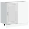 vidaXL Armario bajo de cocina Porto blanco brillante