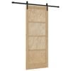 vidaXL Puerta Corredera 86 x 211 cm Madera de Pino Maciza
