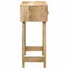 vidaXL Mesa consola madera maciza de mango rugosa 90x32x75 cm