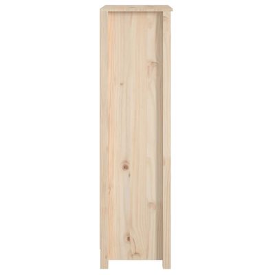 vidaXL Estantería madera maciza de pino 50 x 35 x 125,5 cm