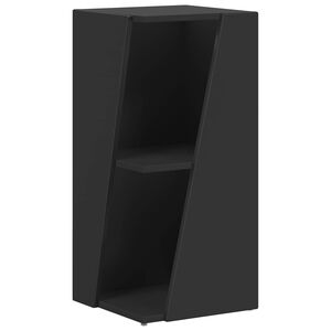 vidaXL Estante lateral 33 x 32 x 70,5 cm Madera de ingenier&iacute;a Negro
