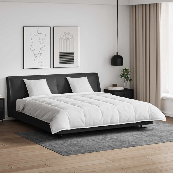 vidaXL Juego de Edred&oacute;n con almohada 3 pcs Pluma de pato