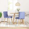 vidaXL Sillas de comedor 2 uds tela azul jeans