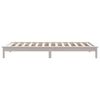vidaXL Estructura de cama madera maciza de pino blanco 90x200 cm
