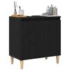 vidaXL Gabinete de Lavabo para Ba&ntilde;o Roble Negro 58 x 33 x 60 cm