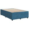 vidaXL Estructura de cama terciopelo azul oscuro 120x190 cm
