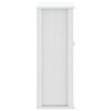 vidaXL Mueble de pared ba&ntilde;o BERG madera maciza blanco 69,5x27x71,5 cm