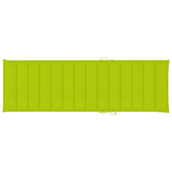 vidaXL Tumbona de jard&iacute;n con mesa y coj&iacute;n de madera de pino impregnada