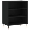 vidaXL Aparador madera de ingenier&iacute;a negro 57x35x70 cm