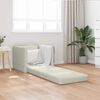 vidaXL Sof&aacute; cama 60cm Crema Terciopelo