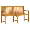 vidaXL Banco de jard&iacute;n 150 cm madera maciza de acacia