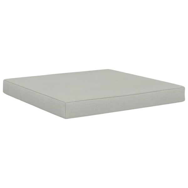 vidaXL Coj&iacute;n para muebles de pal&eacute;s tela beige 60x61,5x6 cm