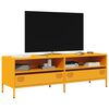 vidaXL Mueble para TV acero laminado en frío amarillo 135x39x43,5 cm