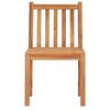 vidaXL Conjunto de comedor de jard&iacute;n de 5 piezas, 140 x 80 cm, madera maciza de teca