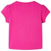 Camiseta infantil rosa oscuro 104