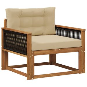 vidaXL Sof&aacute; intermedio de exterior Natural