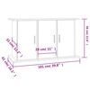vidaXL Soporte para acuario madera ingenier&iacute;a gris Sonoma 101x41x58 cm
