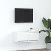 vidaXL Mueble de TV de madera de ingenier&iacute;a blanco 60x31x25,5 cm