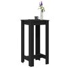 vidaXL Mesa de Bar Roble Negro 51 x 50 x 103.5 cm Madera contrachapada