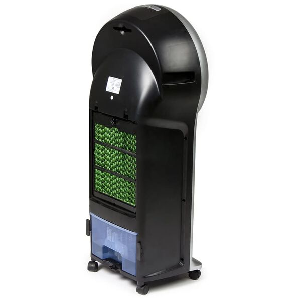 DOMO Aire acondicionado port&aacute;til 89,5 cm 110 W negro y plateado DO152A