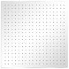vidaXL Cabezal de ducha cuadrado efecto lluvia acero inoxidable 50x50