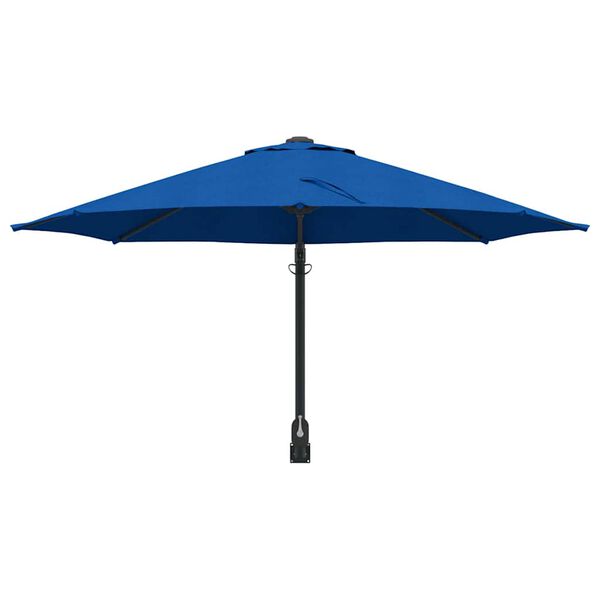 vidaXL Parasol de jardín Azul y Negro 248 x 248 x 148 cm