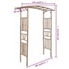 vidaXL Arco para rosas de bamb&uacute; 145x40x187 cm