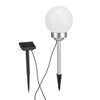 Hi L&aacute;mpara de bola solar LED de jard&iacute;n giratoria 15 cm
