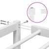 vidaXL Estructura de cama sin colch&oacute;n metal blanco 80x200 cm
