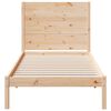 vidaXL Cama extralarga sin colchón madera maciza 100x210 cm